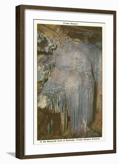 Mammoth Cave, Frozen Niagara Entrance-null-Framed Art Print