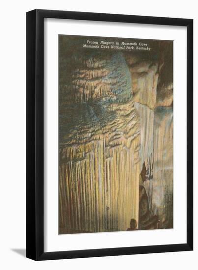 Mammoth Cave, Frozen Niagara Entrance-null-Framed Art Print