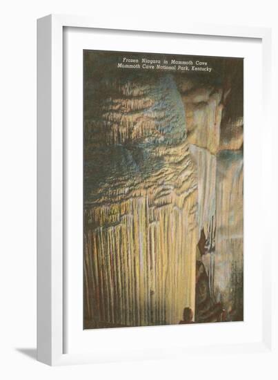 Mammoth Cave, Frozen Niagara Entrance-null-Framed Art Print