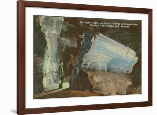 Mammoth Cave, Giant's Coffin-null-Framed Art Print