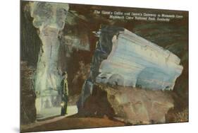 Mammoth Cave, Giant's Coffin-null-Mounted Art Print