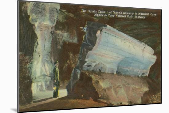 Mammoth Cave, Giant's Coffin-null-Mounted Art Print