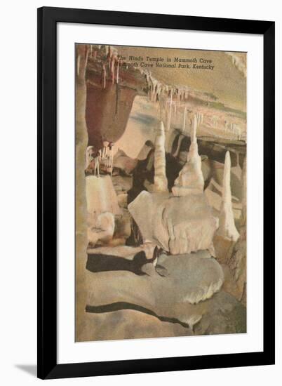 Mammoth Cave, Hindu Temple-null-Framed Art Print