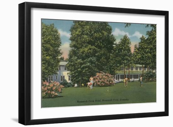 Mammoth Cave Hotel-null-Framed Art Print