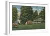 Mammoth Cave Hotel-null-Framed Art Print