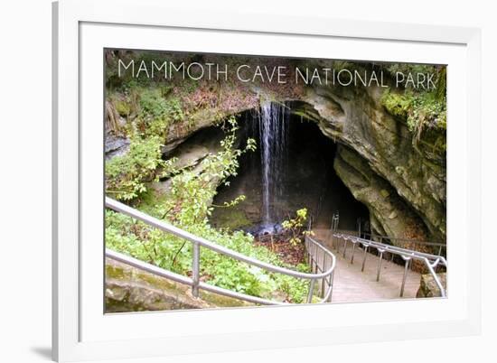 Mammoth Cave, Kentucky - Cave Entrance 1-Lantern Press-Framed Premium Giclee Print