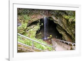 Mammoth Cave, Kentucky - Cave Entrance 1-Lantern Press-Framed Premium Giclee Print