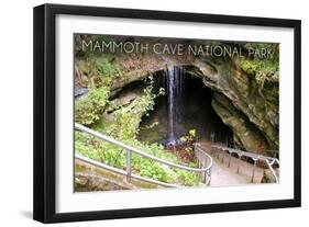 Mammoth Cave, Kentucky - Cave Entrance 1-Lantern Press-Framed Art Print