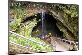 Mammoth Cave, Kentucky - Cave Entrance 1-Lantern Press-Mounted Art Print