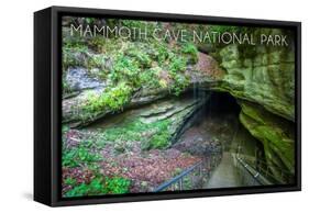 Mammoth Cave, Kentucky - Cave Entrance 2-Lantern Press-Framed Stretched Canvas