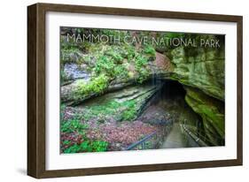 Mammoth Cave, Kentucky - Cave Entrance 2-Lantern Press-Framed Art Print