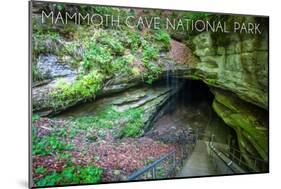 Mammoth Cave, Kentucky - Cave Entrance 2-Lantern Press-Mounted Art Print