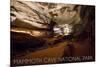 Mammoth Cave, Kentucky - Cave Interior-Lantern Press-Mounted Premium Giclee Print