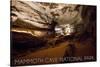 Mammoth Cave, Kentucky - Cave Interior-Lantern Press-Stretched Canvas