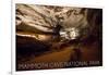 Mammoth Cave, Kentucky - Cave Interior-Lantern Press-Framed Art Print