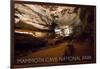 Mammoth Cave, Kentucky - Cave Interior-Lantern Press-Framed Art Print