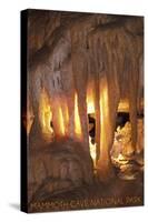 Mammoth Cave, Kentucky - Drapery Room-Lantern Press-Stretched Canvas