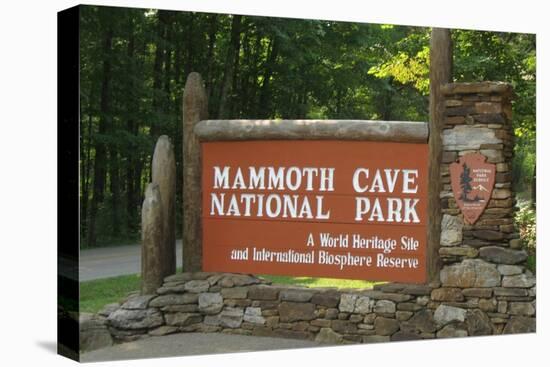 Mammoth Cave, Kentucky - Entrance-Lantern Press-Stretched Canvas