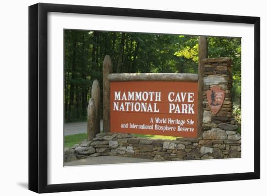 Mammoth Cave, Kentucky - Entrance-Lantern Press-Framed Art Print