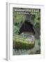 Mammoth Cave, Kentucky - Entrance-Lantern Press-Framed Art Print