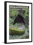 Mammoth Cave, Kentucky - Entrance-Lantern Press-Framed Art Print