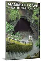 Mammoth Cave, Kentucky - Entrance-Lantern Press-Mounted Art Print