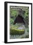 Mammoth Cave, Kentucky - Entrance-Lantern Press-Framed Premium Giclee Print