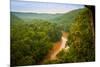 Mammoth Cave, Kentucky - River Scene-Lantern Press-Mounted Art Print