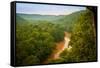 Mammoth Cave, Kentucky - River Scene-Lantern Press-Framed Stretched Canvas
