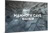 Mammoth Cave, Kentucky - Rubber Stamp-Lantern Press-Mounted Art Print