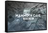 Mammoth Cave, Kentucky - Rubber Stamp-Lantern Press-Framed Stretched Canvas