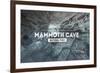 Mammoth Cave, Kentucky - Rubber Stamp-Lantern Press-Framed Premium Giclee Print