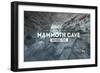 Mammoth Cave, Kentucky - Rubber Stamp-Lantern Press-Framed Art Print