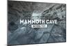 Mammoth Cave, Kentucky - Rubber Stamp-Lantern Press-Mounted Art Print