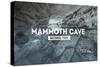 Mammoth Cave, Kentucky - Rubber Stamp-Lantern Press-Stretched Canvas