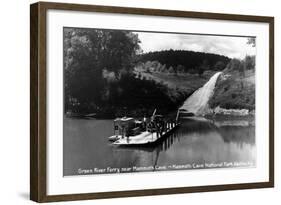 Mammoth Cave Nat'l Park, Kentucky - Green River Ferry-Lantern Press-Framed Art Print