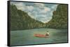 Mammoth Cave National Park, Green River-null-Framed Stretched Canvas