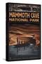 Mammoth Cave National Park, Kentucky, Echo River-Lantern Press-Stretched Canvas