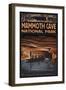 Mammoth Cave National Park, Kentucky, Echo River-Lantern Press-Framed Art Print