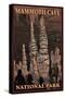 Mammoth Cave National Park, Kentucky, Onxy Pillars-Lantern Press-Stretched Canvas