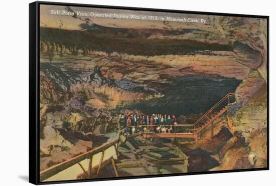 Mammoth Cave, Saltpeter Vats-null-Framed Stretched Canvas