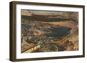 Mammoth Cave, Saltpeter Vats-null-Framed Art Print