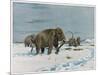 Mammoth Herd During the Ice Age-Wilhelm Kuhnert-Mounted Art Print