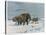 Mammoth Herd During the Ice Age-Wilhelm Kuhnert-Stretched Canvas