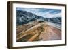 Mammoth Hot Springs Landscape Abstract, Yellowstone National Park-Vincent James-Framed Photographic Print