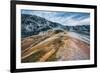 Mammoth Hot Springs Landscape Abstract, Yellowstone National Park-Vincent James-Framed Photographic Print