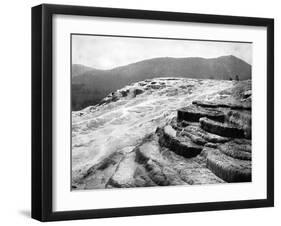 Mammoth Hot Springs, Yellowstone National Park, USA, 1893-John L Stoddard-Framed Giclee Print