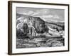 Mammoth Hot Springs, Yellowstone National Park, USA, 19th Century-Edouard Riou-Framed Giclee Print