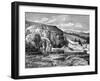 Mammoth Hot Springs, Yellowstone National Park, USA, 19th Century-Edouard Riou-Framed Giclee Print