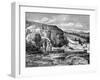 Mammoth Hot Springs, Yellowstone National Park, USA, 19th Century-Edouard Riou-Framed Giclee Print